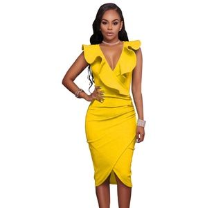 Prom dress v neck style